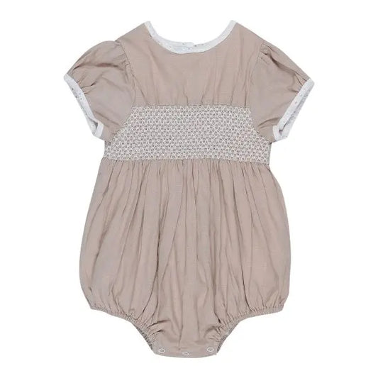 Neutral Love Smock Playsuit