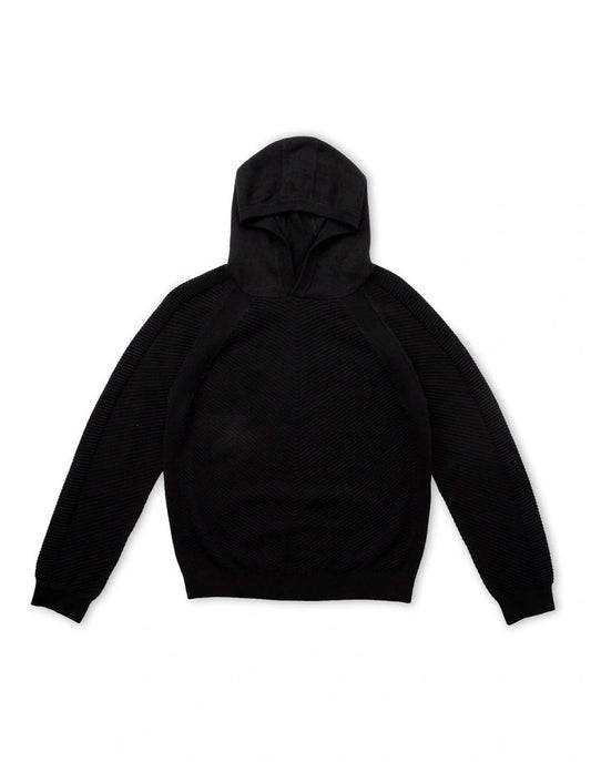 The Northridge Knitted Hoodie - Navy