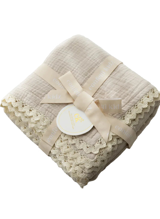 Classic Muslin Blanket - Oatmeal