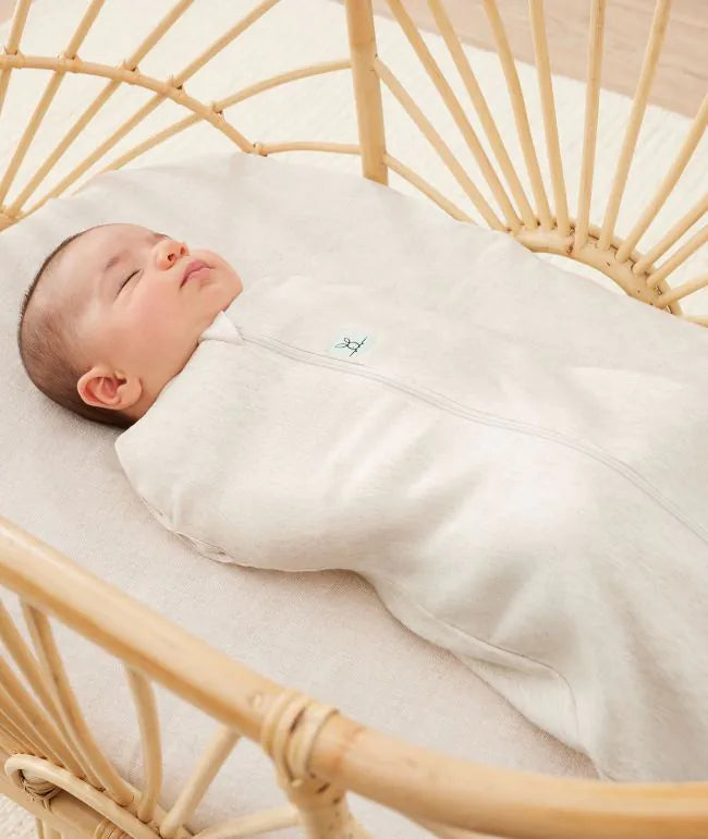 Cocoon Swaddle Bag - Oatmeal Marle  (1.0 TOG)