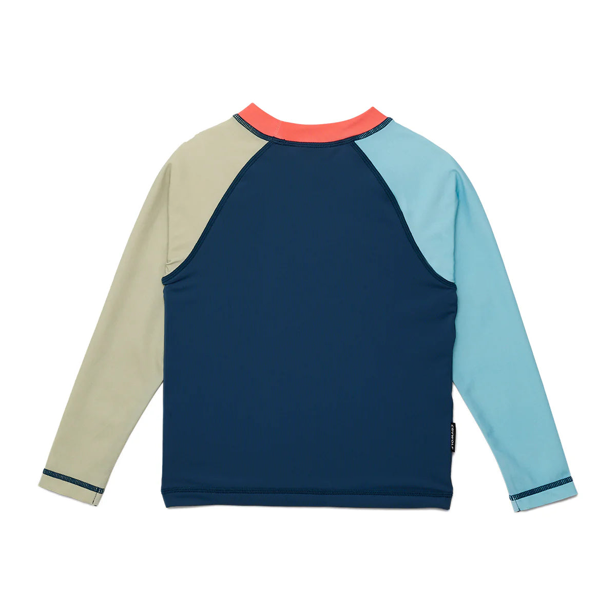 Long Sleeve Rash Vest - Ocean Colourblock