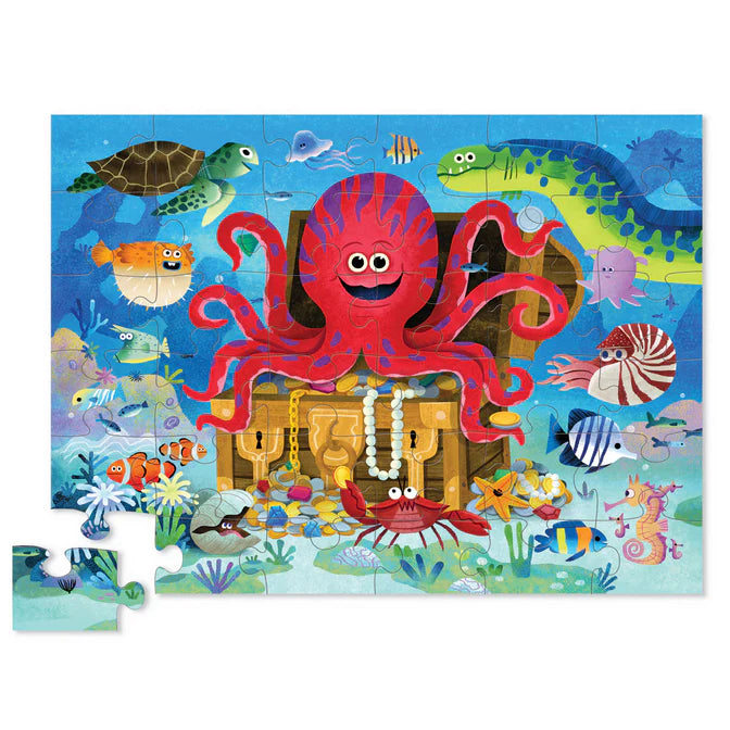 Classic Floor Puzzle - Octopus Treasure (36pc)