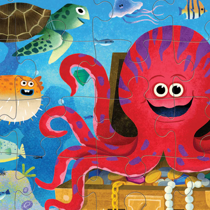 Classic Floor Puzzle - Octopus Treasure (36pc)