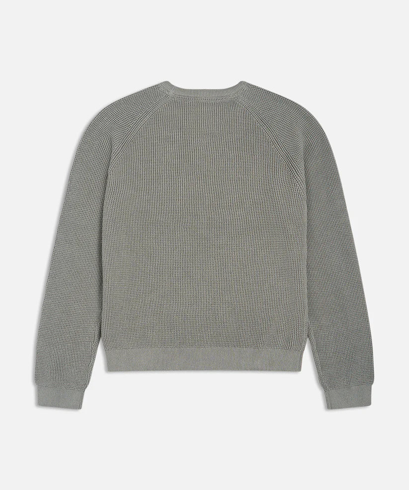 The Summit Raglan Knit - OD Steel