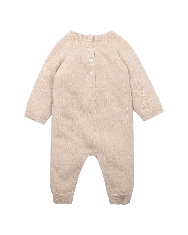 Olive Bunny Knitted Romper