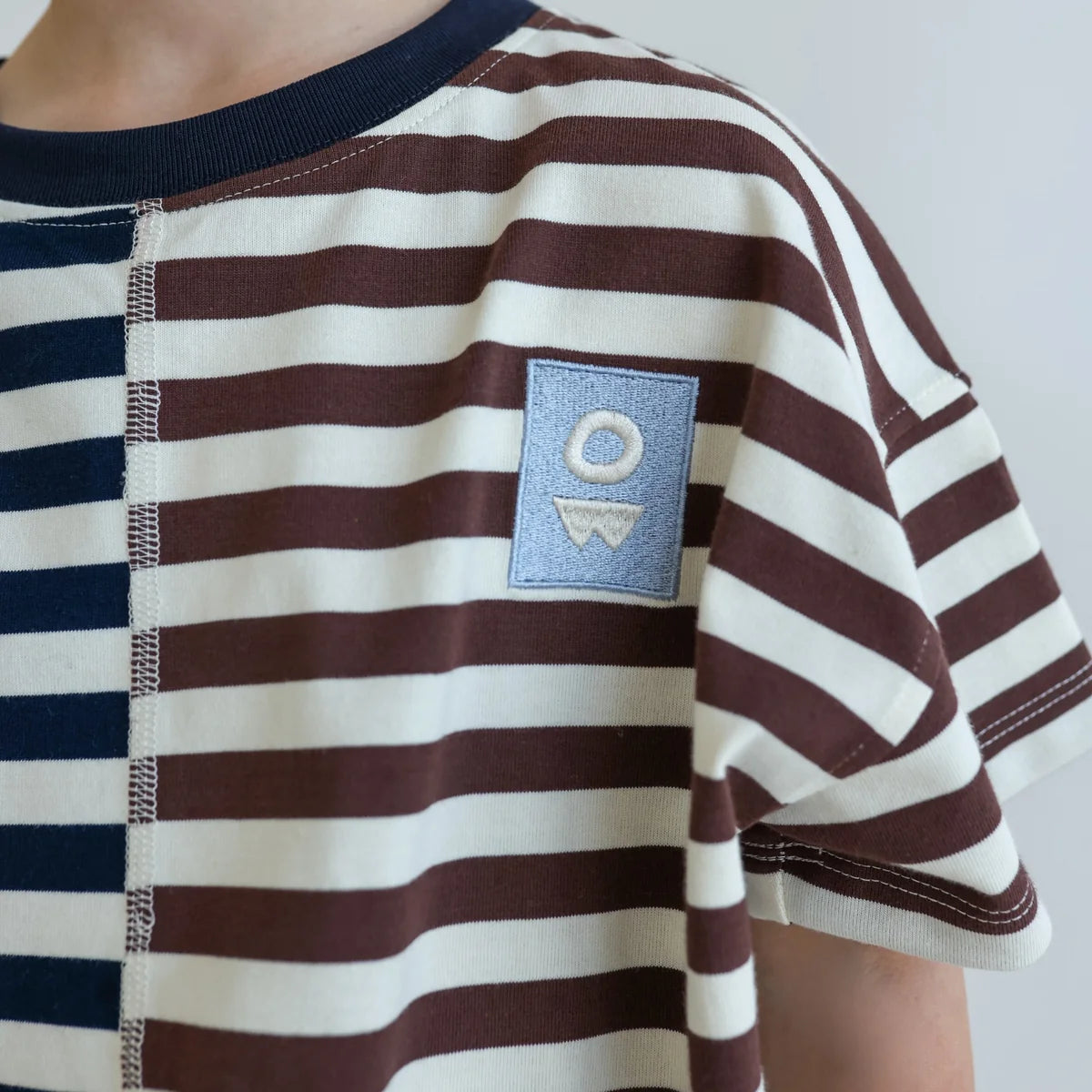 Split Stripes Tee - Multi