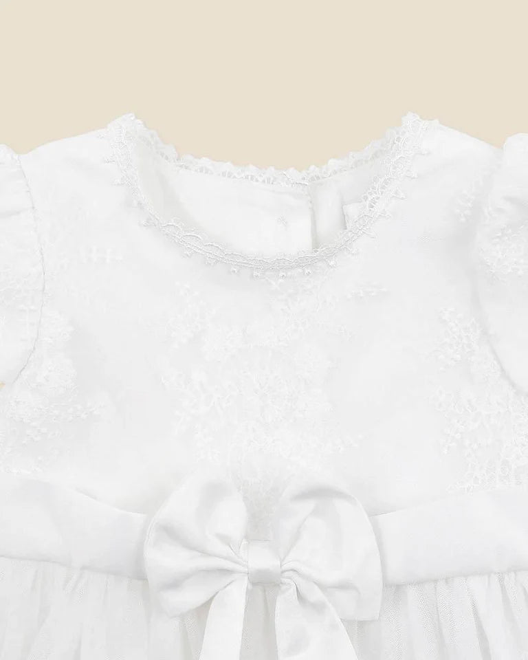 Open Back Christening Dress