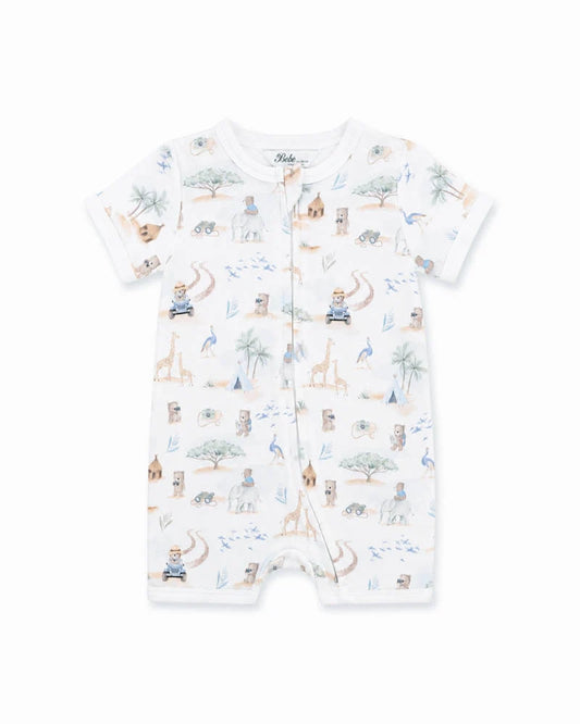 Brady Organic SS Zip Romper