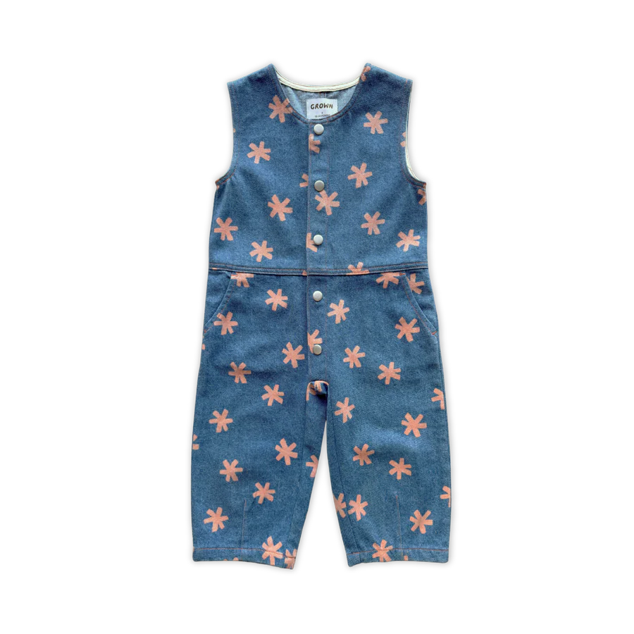 Organic Starlight Denim Jumpsuit