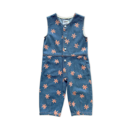 Organic Starlight Denim Jumpsuit