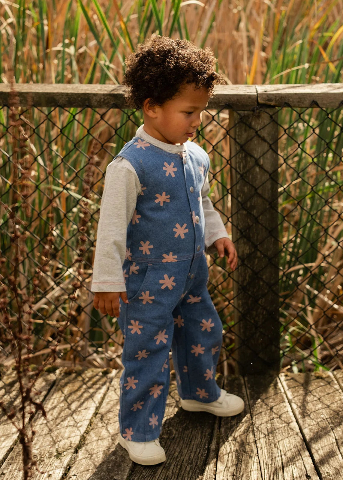 Organic Starlight Denim Jumpsuit
