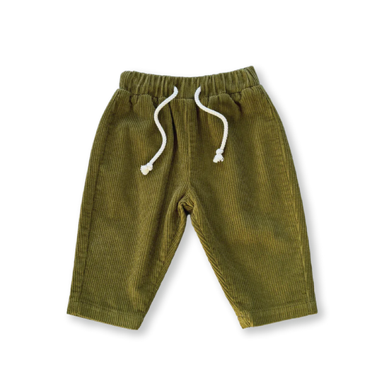 Organic Cord Pant - Herb