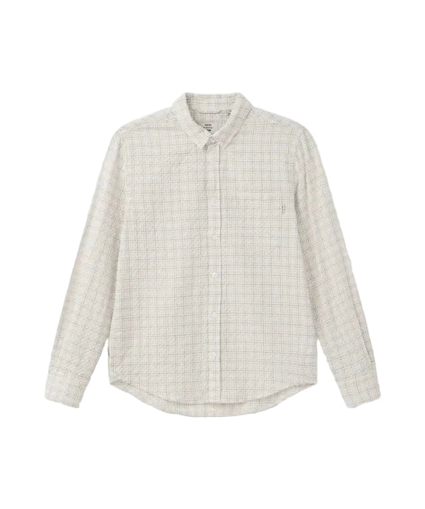 The Oswald LS Shirt - Stone Combo