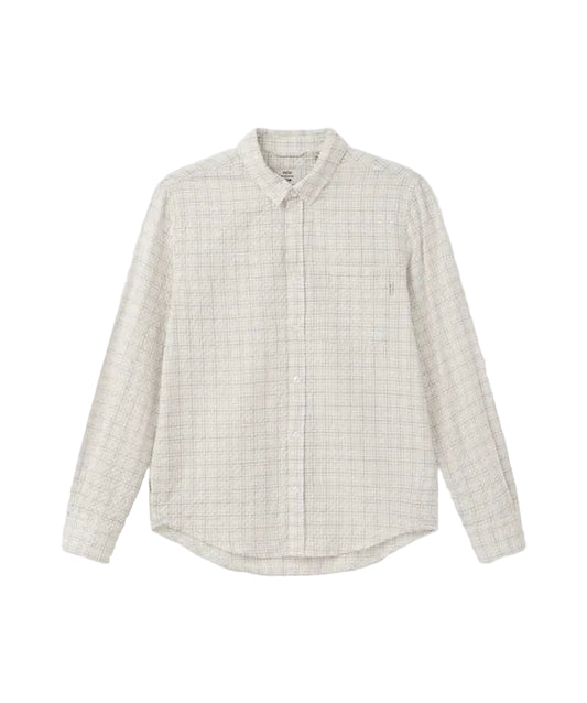 The Oswald LS Shirt - Stone Combo