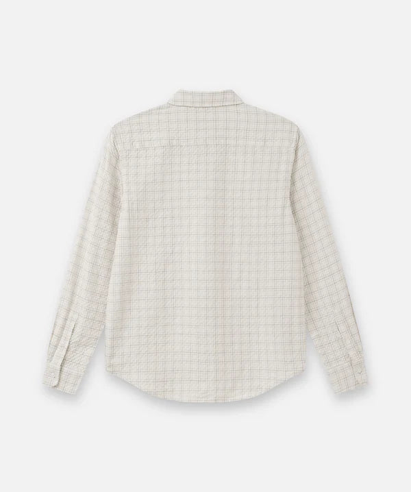 The Oswald LS Shirt - Stone Combo