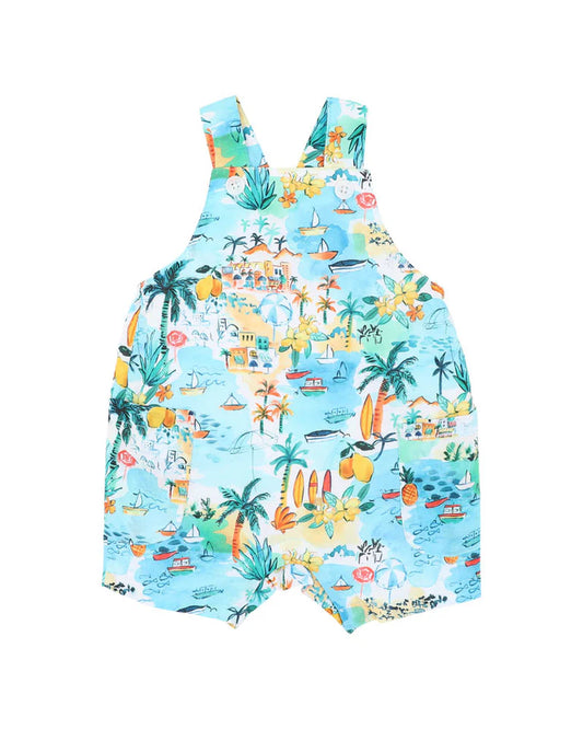 Luca Print Overalls