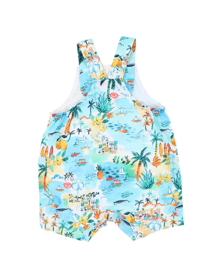 Luca Print Overalls