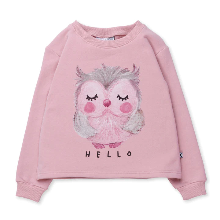 Painted Owl Furry Crew - Muted Pink