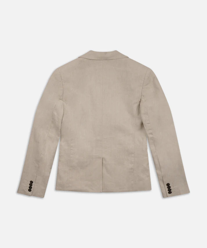 The Palermo Herringbone Blazer - Sand