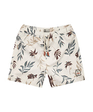 Load image into Gallery viewer, The Palm Swim Trunk - Burg/Blue Combo
