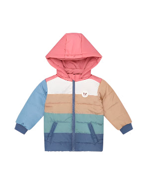 Colour Block Parka