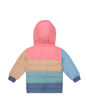 Colour Block Parka