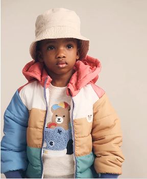 Colour Block Parka