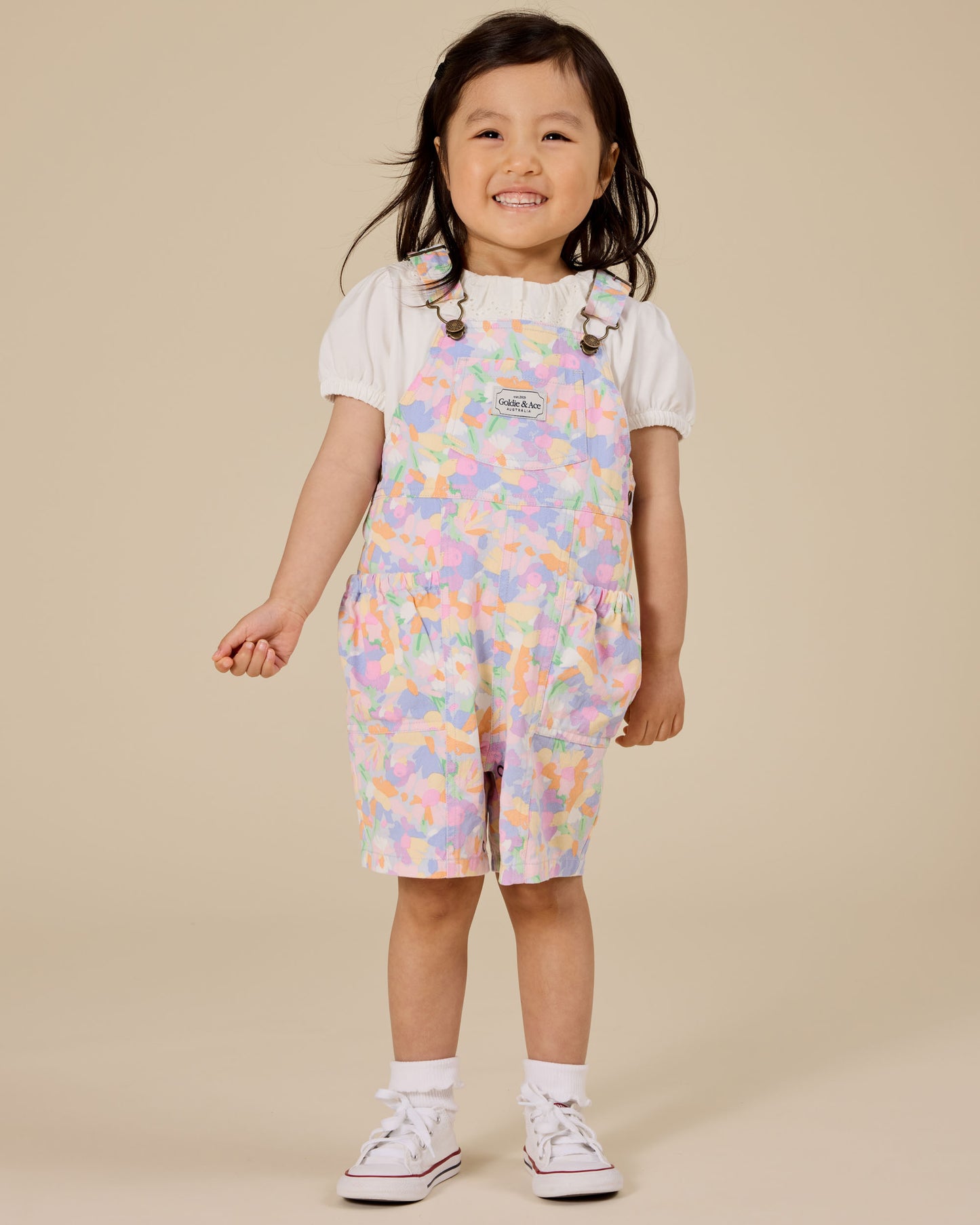 Pastel Bouquet Burton Pocket Overalls