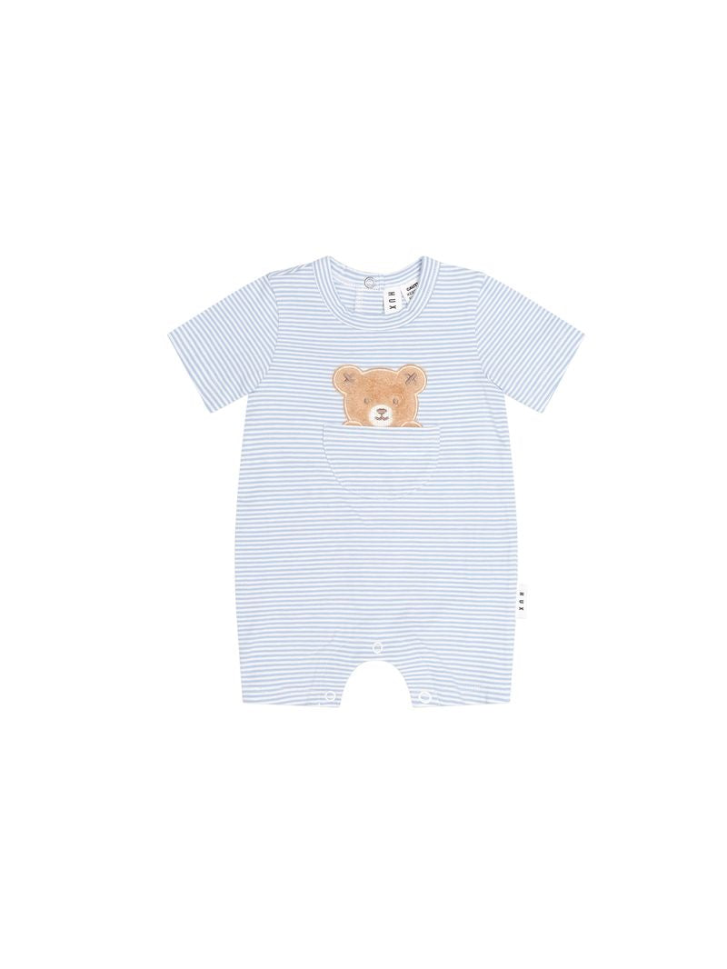 Peekaboo Hux Stripe Bodysuit