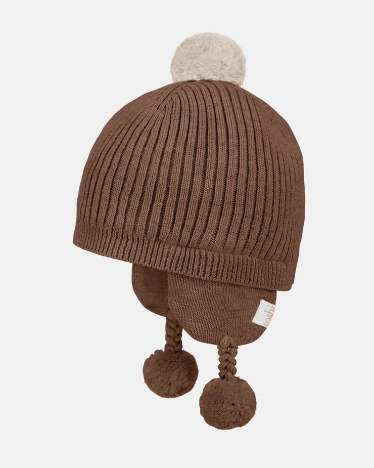 Organic Earmuff Bobby - Peppercorn