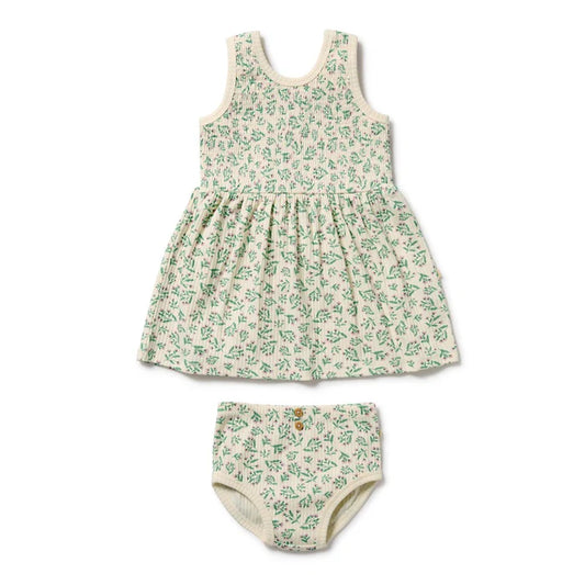 Periwinkle Organic Dress Set