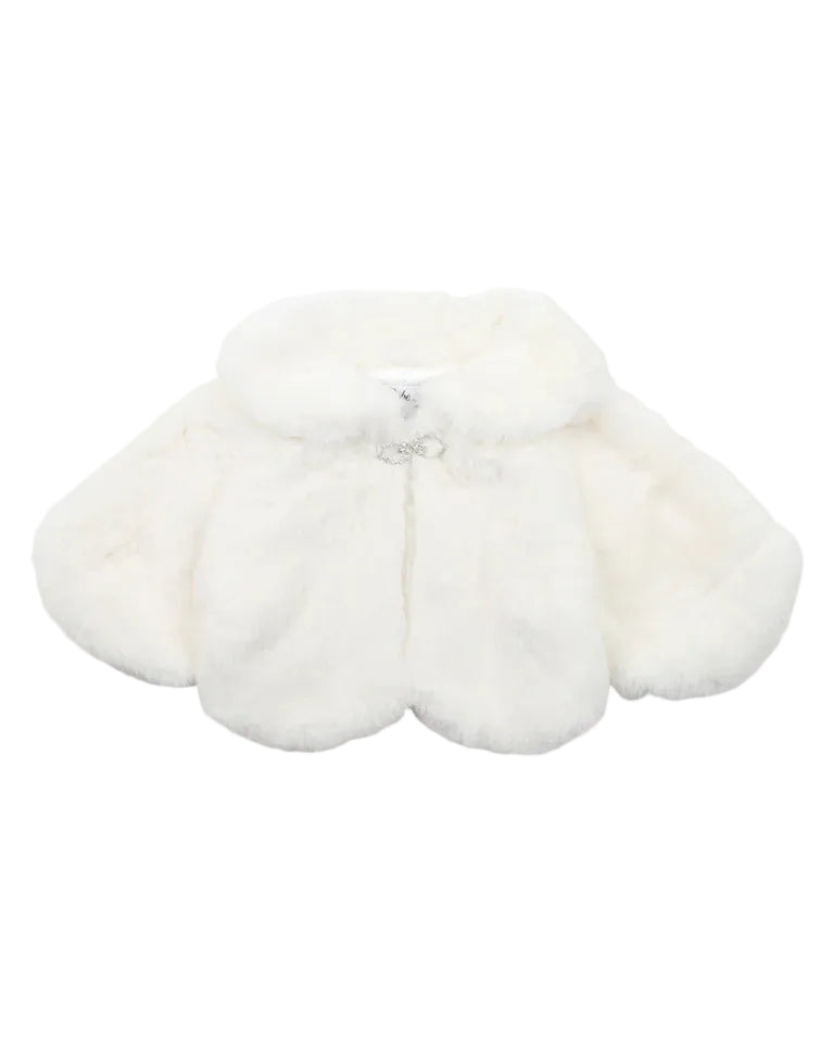Petal Faux Fur Jacket