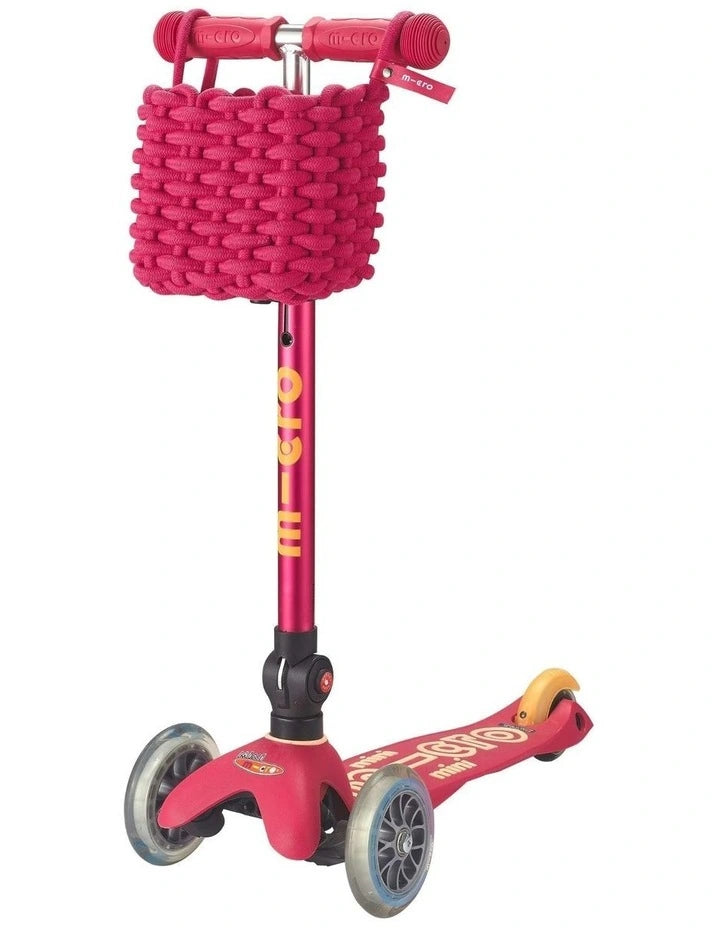 Micro Woven Cotton Scooter Basket