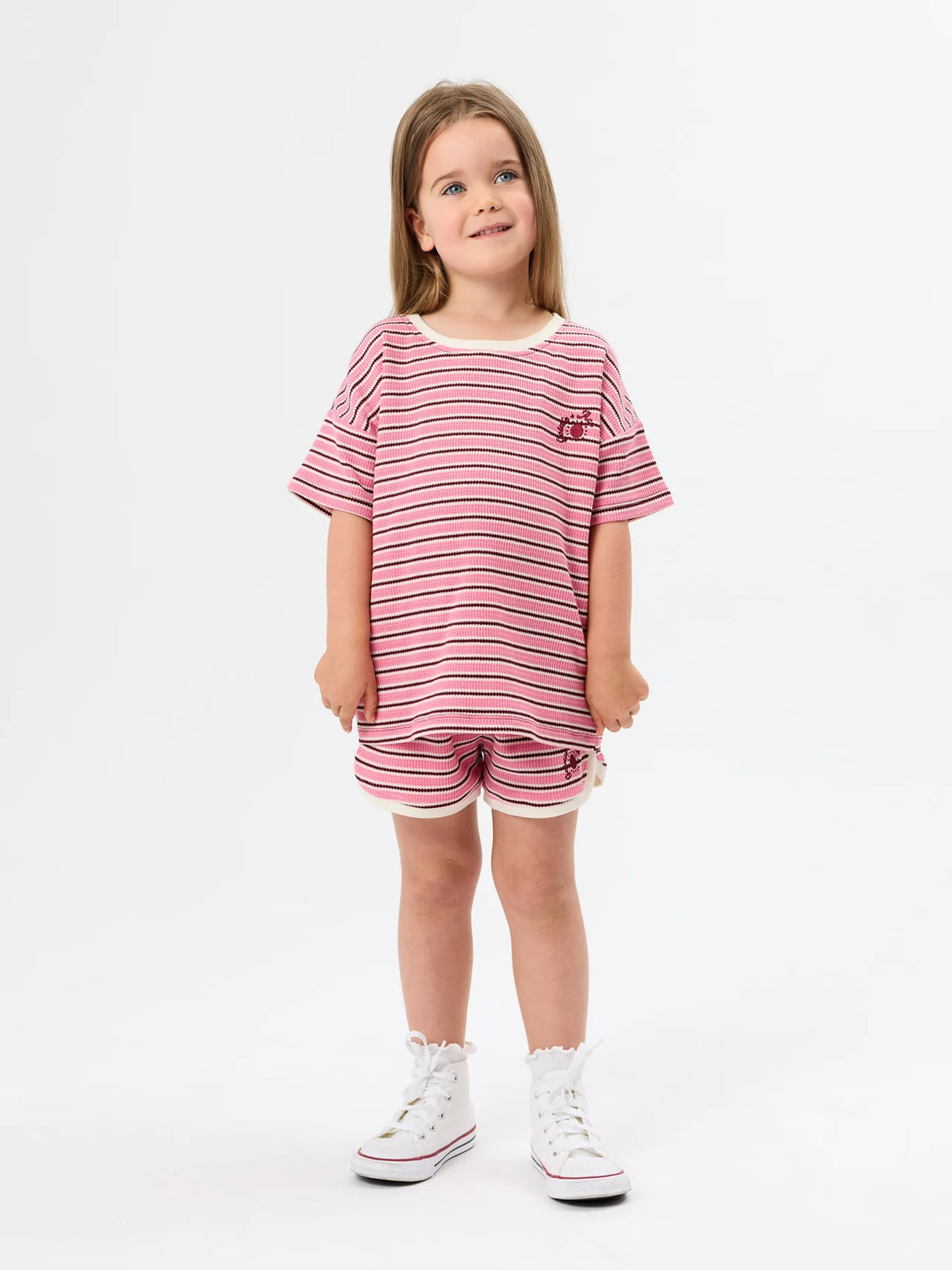 Waffle Shorts Pink