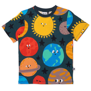 Planet Party Tee - Dark Green