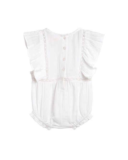 Anais Playsuit - White