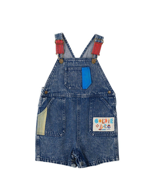 Primary Pop Burton Denim Overalls