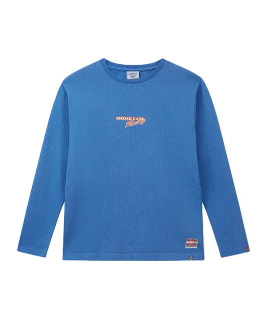 The Gainseville LS Tee - Racing Blue