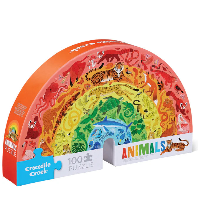 Rainbow Puzzle - Animals (100pc)