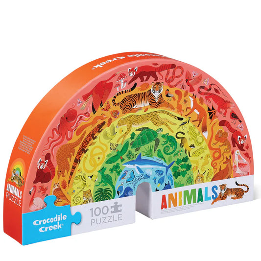 Rainbow Puzzle - Animals (100pc)