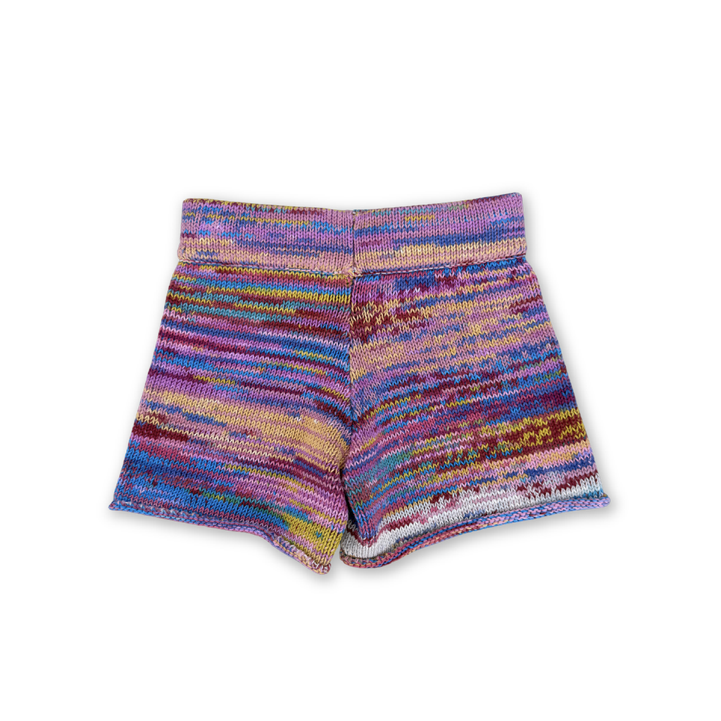 Knitted Shorts - Rainbow
