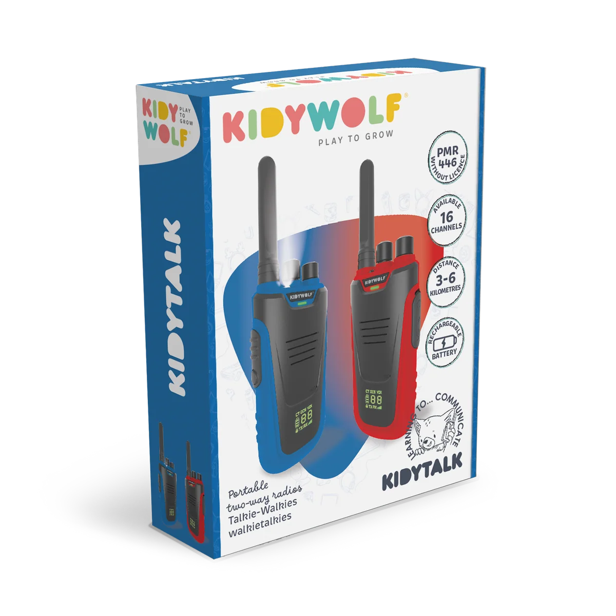 KidyTalk - Long Range Walkie-Talkie