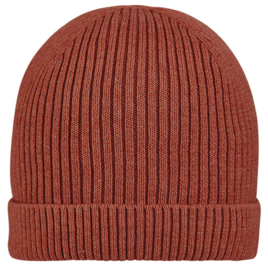 Organic Beanie - Red Gum