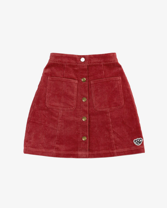 Rhubarb Corduroy Skirt
