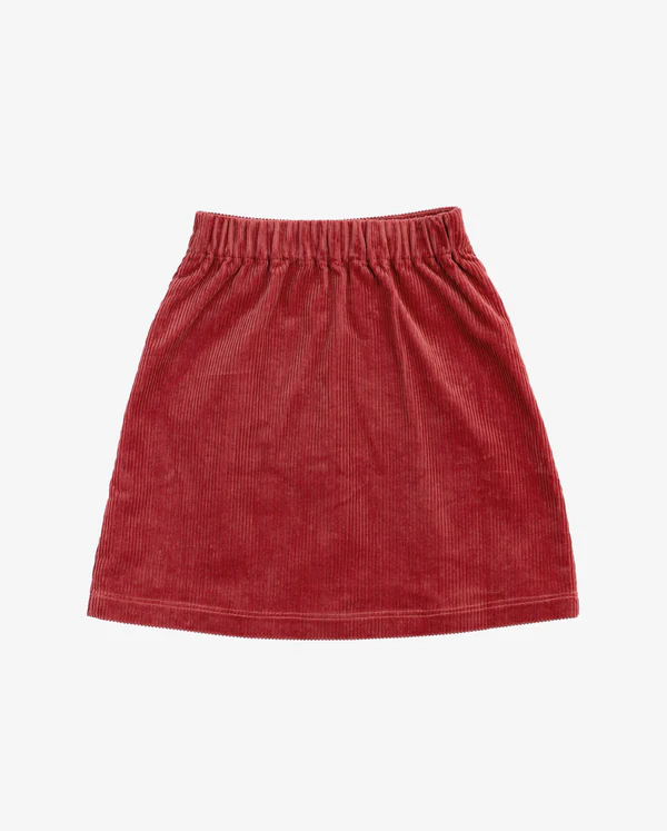 Rhubarb Corduroy Skirt