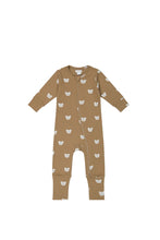 Load image into Gallery viewer, Reese Zip Onepiece - Bears Caramel Cream
