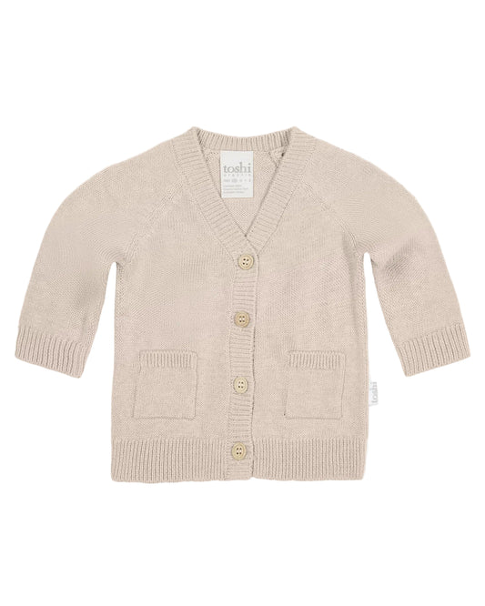 Organic Cardigan Remy - Oatmeal
