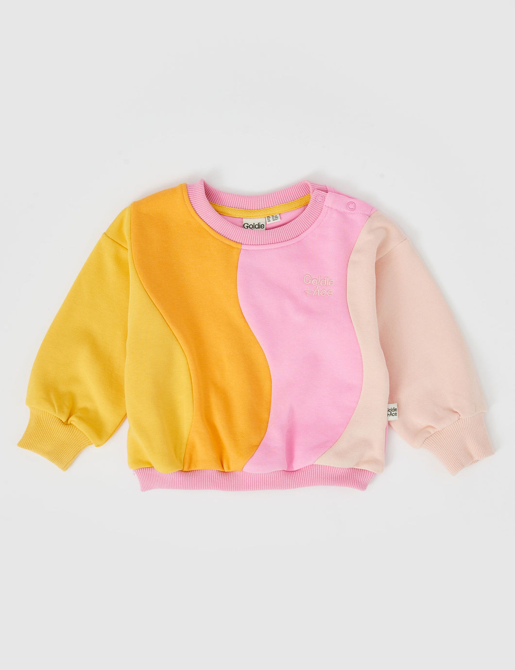 Rio Wave Sweater - Pink/Gold