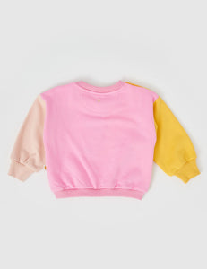 Rio Wave Sweater - Pink/Gold
