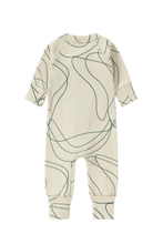 Load image into Gallery viewer, Zip Growsuit L/S - Ripple/Pine
